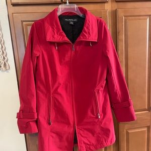Kristen Blake Red Trench Coat Medium